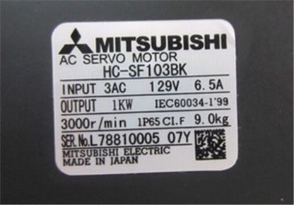 new 1PC Mitsubishi HC-SF103BK AC Servo Motor HCSF103B In Box ping - MITSUBISHI