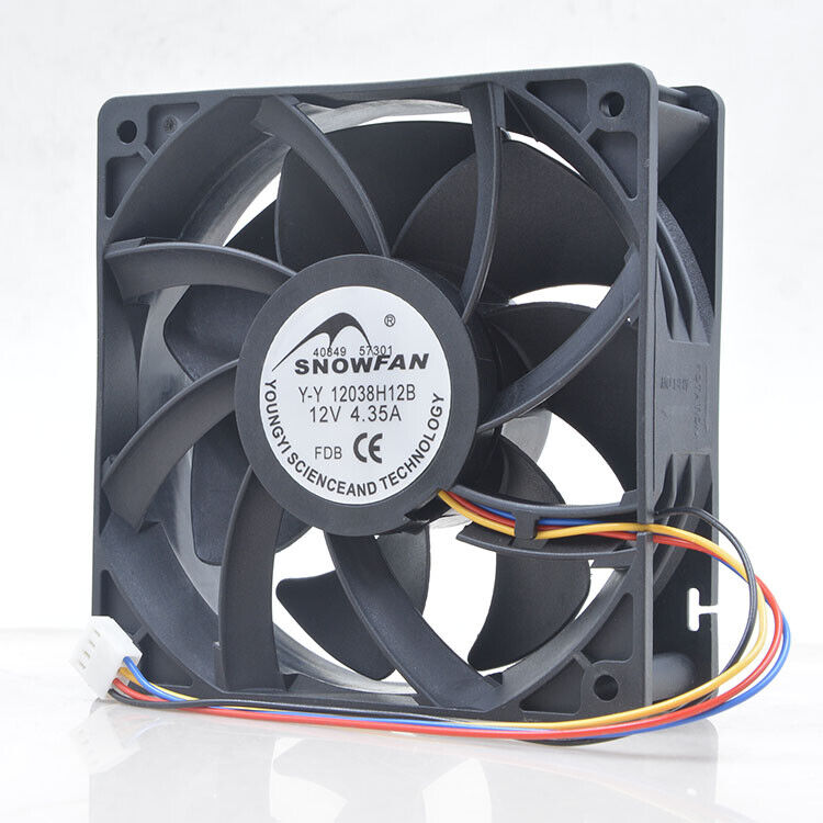 new 1PC For Y-Y12038H12B 12038 Ant 6100 RPM Violent Fan 12V 4.35A 120*120*40mm - OPCOIL