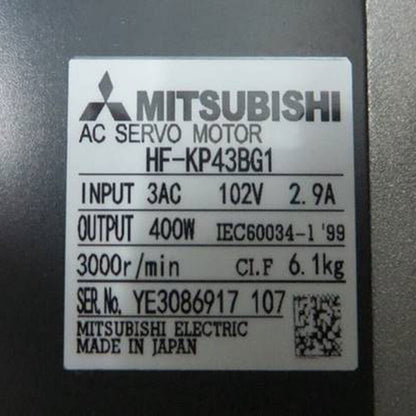 new 1PC Mitsubishi HF-KP43BG1 AC Servo Motor ping - MITSUBISHI