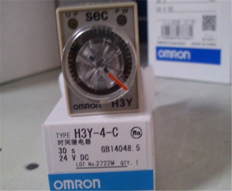 new Omron H3Y-4-C 24VDC Timer One H3Y4C - OMRON