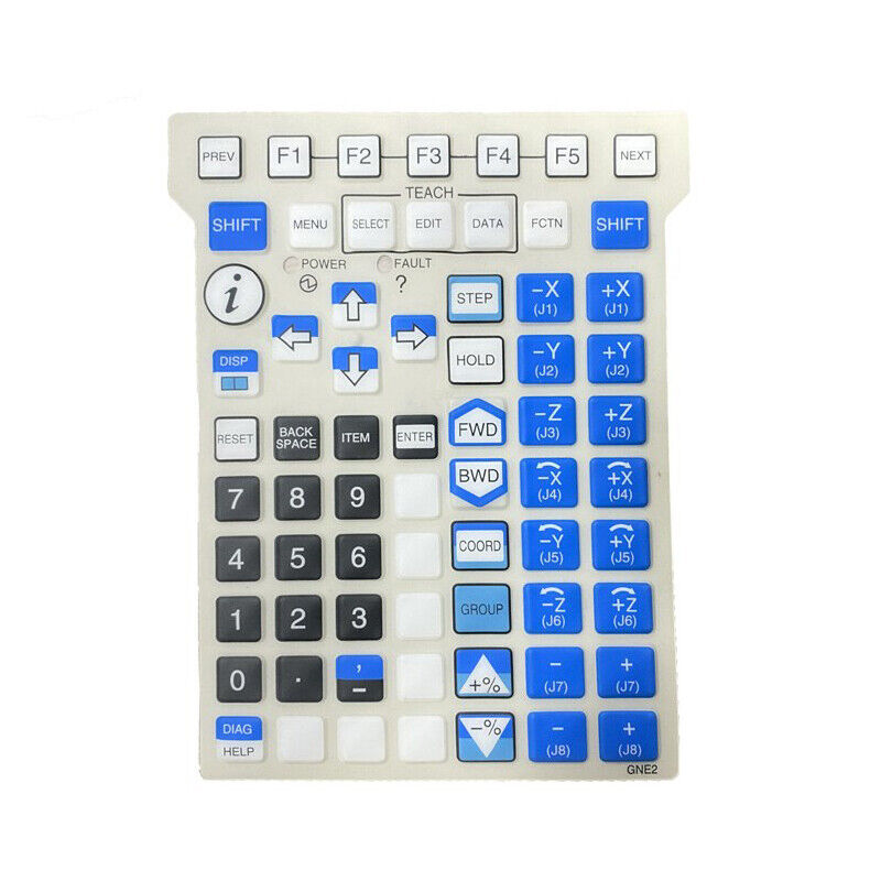 new 1PC For FANUC A05B-2255-C100 GNE2 Teach Pendant Key Protective Film - FANUC
