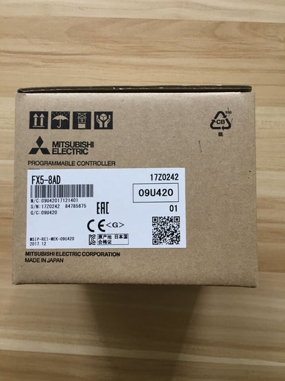 new 1PCS Mitsubishi FX5-8AD PLC Module ping FX58AD - MITSUBISHI
