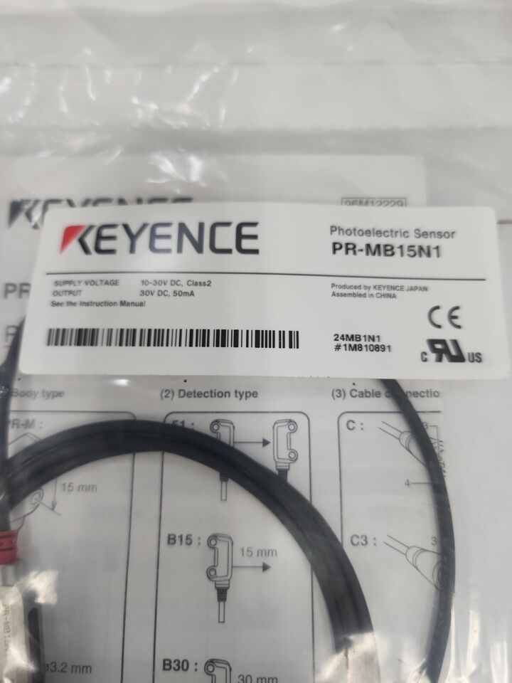 Keyence PR-MB15N1 Photoelectric Sensor - Fast Shipping - KEYENCE
