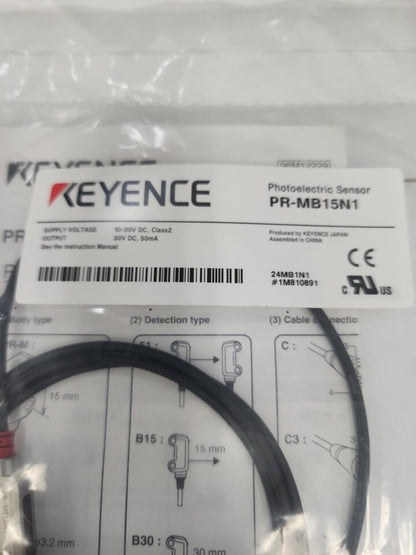 Keyence PR-MB15N1 Photoelectric Sensor - Fast Shipping - KEYENCE