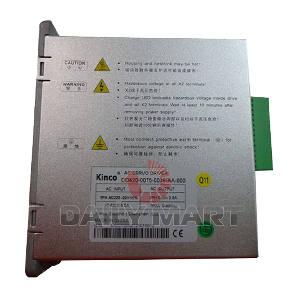 Used & Tested KINCO CD420-0075-0039-AA-000 Servo Drive - KINCO