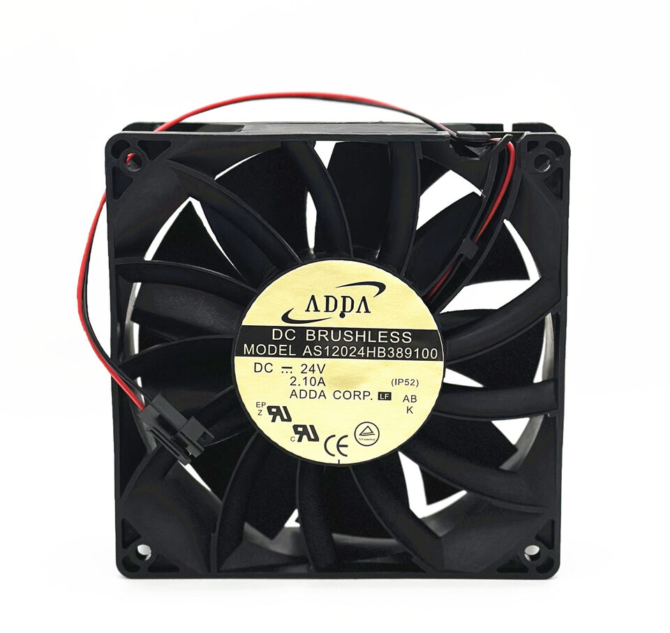 new 1PC For DC24V 2.10A high air volume cooling fan AS12024HB389100 12038 - KOEED