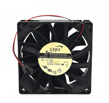 new 1PC For DC24V 2.10A high air volume cooling fan AS12024HB389100 12038 - KOEED