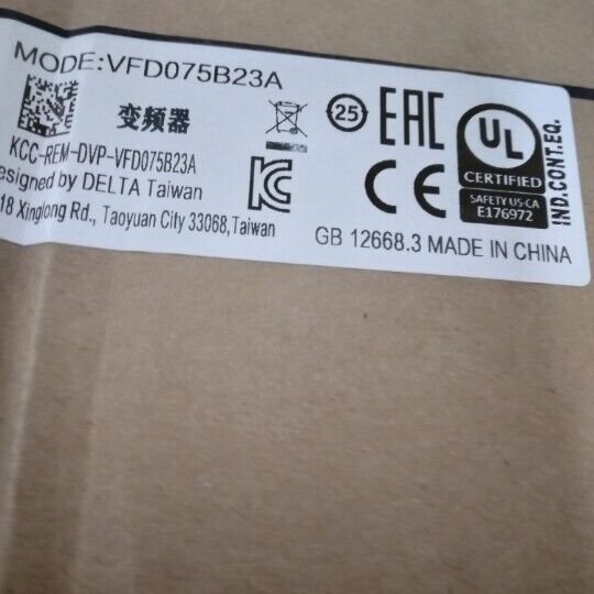 new 1PC Delta VFD-075B23A VFD075B23A Frequency Inverter Drive ping - DELTA