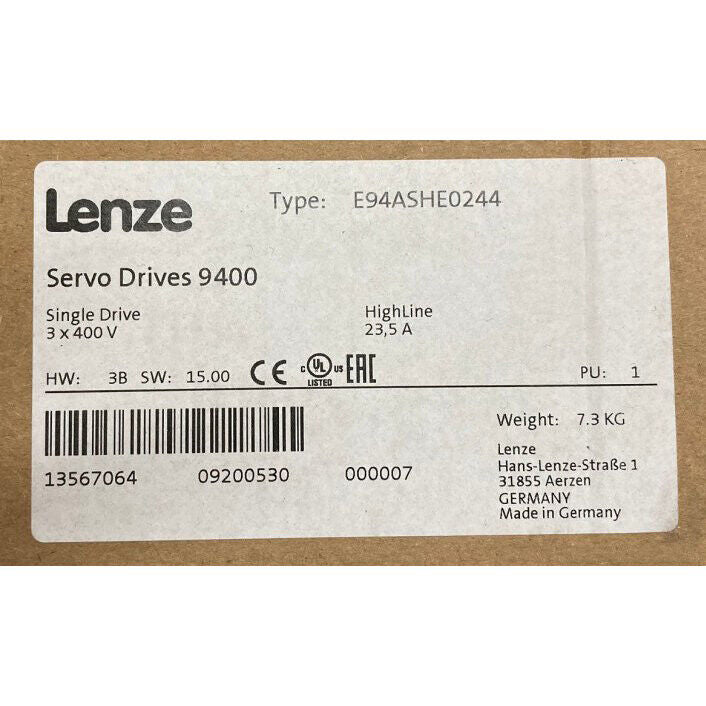 new LENZE E94ASHE0244 Server Driver E94ASHE0244 ping - LENZE