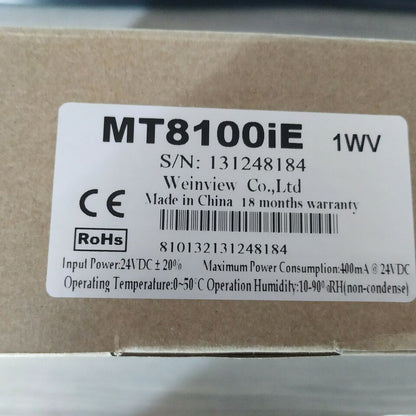 new 1PC For WEINTEK MT8100IE HMI In Box ping - WEINTEK