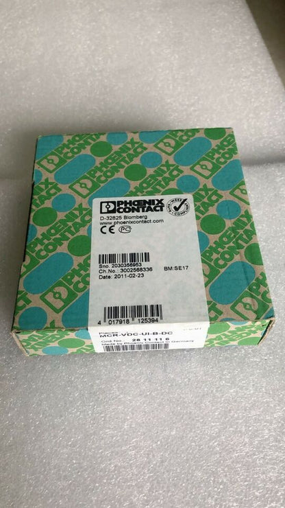 new One PHOENIX CONTACT MCR-VDC-UI-B-DC Safety Relay In Box ping - PHOENIX
