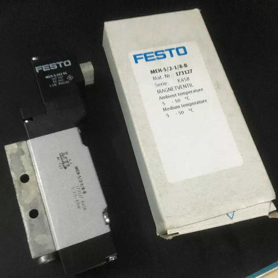 new 1PC Festo MEH-5/2-1/8-B 173127 Solenoid Valve MEH5/21/8B - FESTO