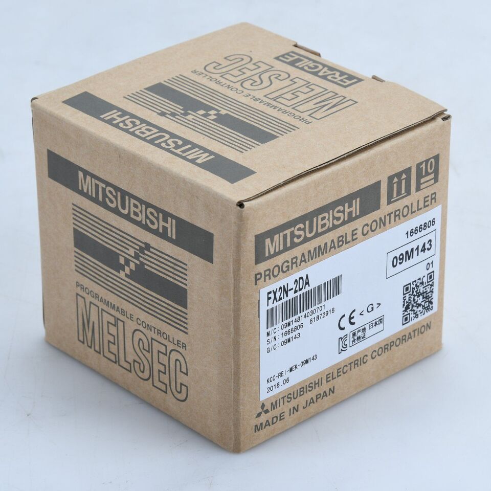 Mitsubishi FX2N-2DA 1-PC PLC Controller with In Box Setup - MITSUBISHI