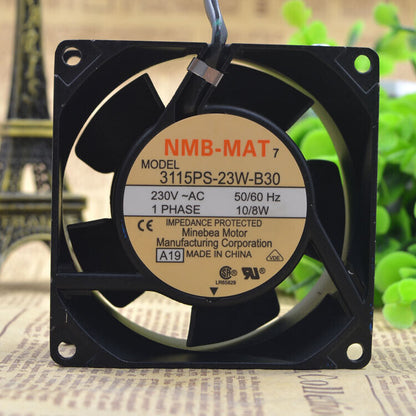 new 1PC for aluminum frame AC cooling fan 80*80*38mm 3115PS-23W-B30 230V - ELECTRONIXCOOLER
