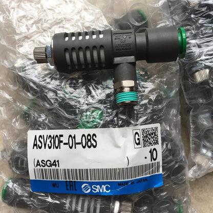 new 1Bag/10pcs SMC ASV310F-01-08S Adjusting The Exhaust Valve ping