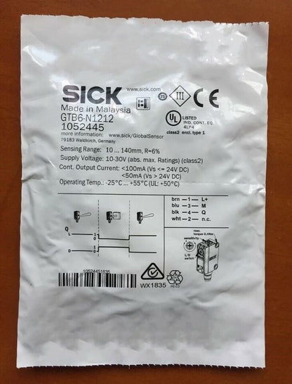 new SICK GTB6-N1212 Photoelectric Sensor One GTB6N1212 - SICK