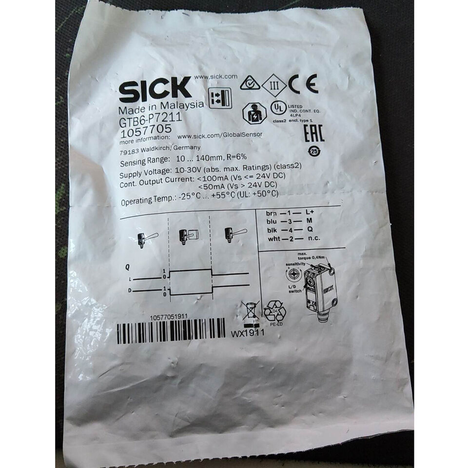 new 1PC Sick GTB6-P7211 Photoelectric Switch Sensor GTB6P7211 - SICK