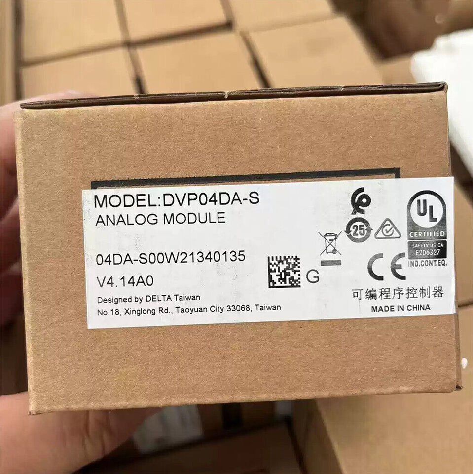 new 1PC Delta DVP04DA-S PLC Module In Box ping DVP04DAS - DELTA