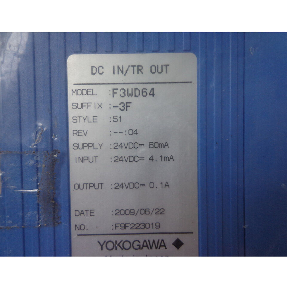 new Yokogawa F3WD64-3F PLC Module 1PC ping F3WD643F - YOKOGAWA