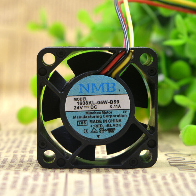 new 1pc 0.11A 4CM 4020 3-Wire Cooling Fan 1608KL-05W-B59 24V - UNKNOWN BRAND