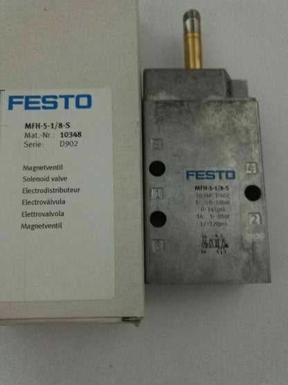 Festo MFH-5-1/8-S 10348 Solenoid Valve One MFH51/8S - FESTO