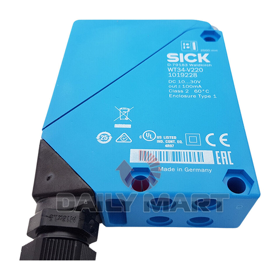 SICK WT34-V220 Photoelectric Switch Sensor - New In Box - SICK