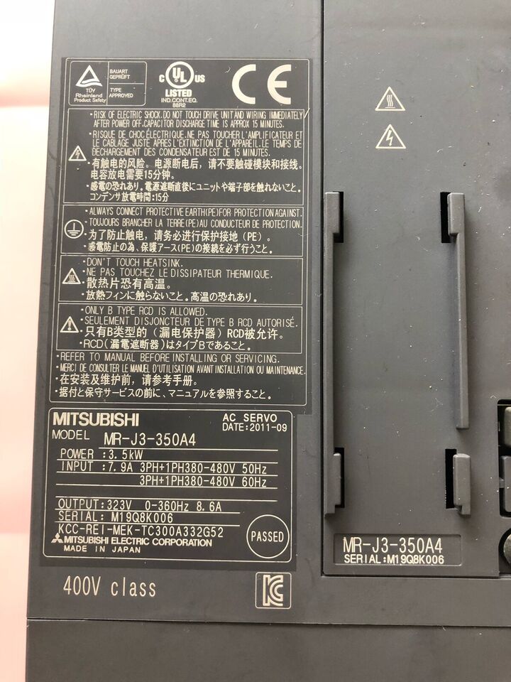 new 1PC Mitsubishi MR-J3-350A4 Servo Drive MRJ3350A4 In Box ping - MITSUBISHI