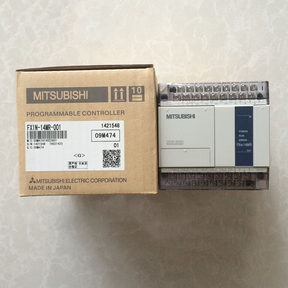 new Mitsubishi FX1N-14MR-001 PLC One FX1N14MR001 - MITSUBISHI