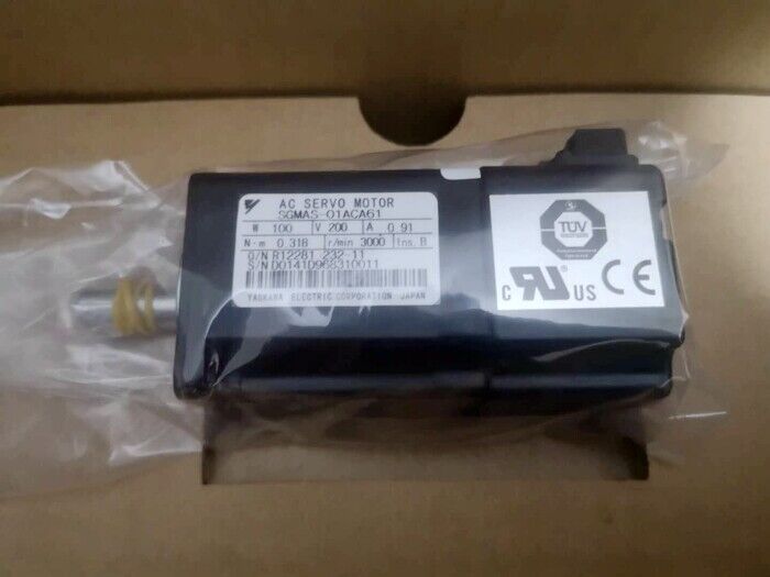 New Yaskawa SGMAS-01ACA61 SERVO MOTOR in Box - YASKAWA