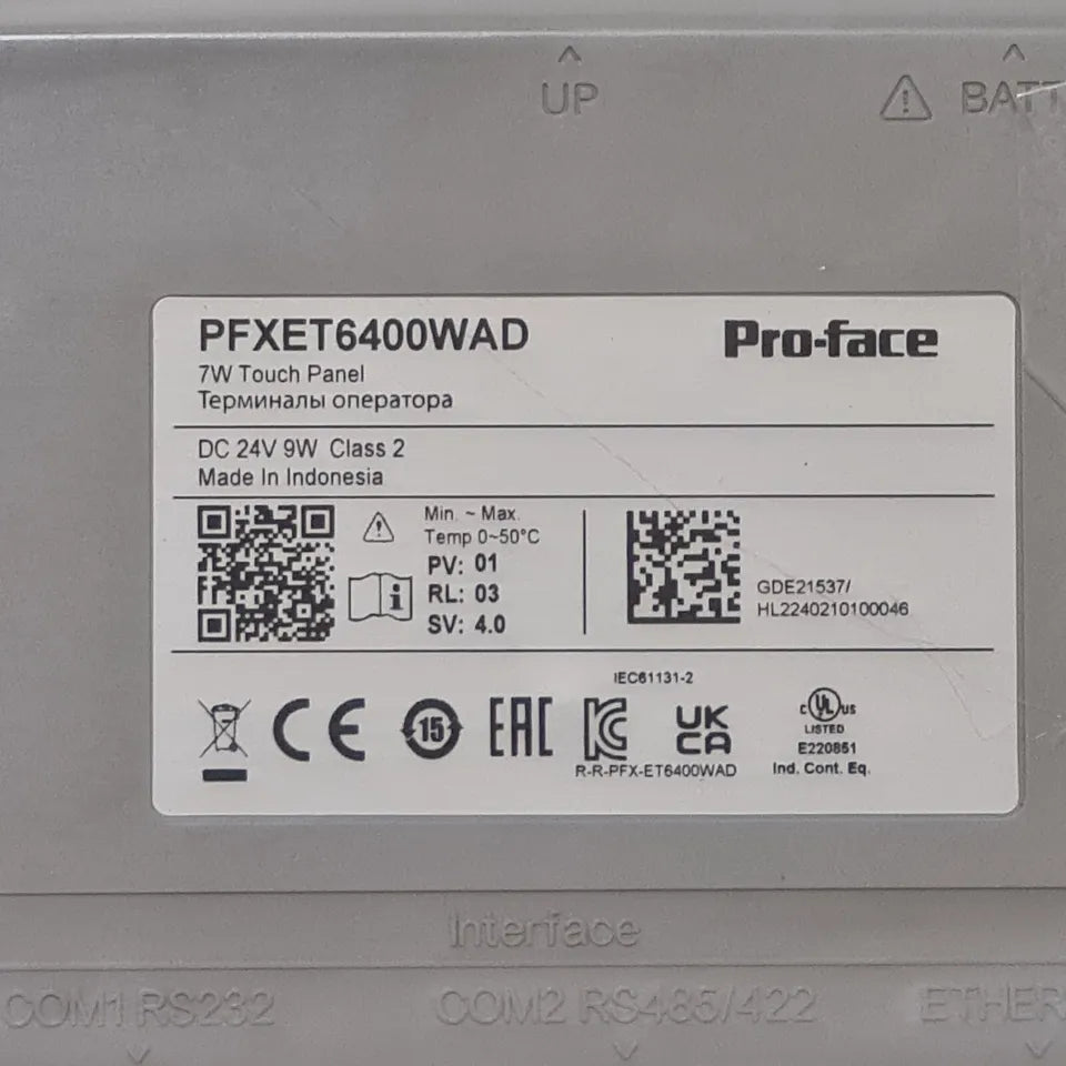 new 1PC PRO-FACE PFXET6400WAD Touch Screen In Box ping - PRO-FACE
