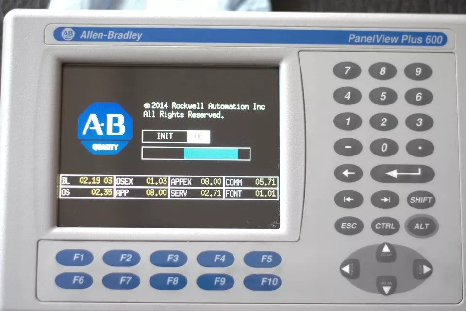 Allen Bradley PanelView Plus 600 6-inch Graphic Terminal Model: 2711p-k6c20d8 - ALLEN BRADLEY
