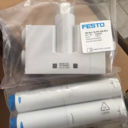 new Festo VN-30-L-T6-PI5-VI6-RO2 526132 Vacuum Generator One - FESTO