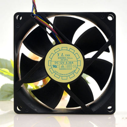 new 1PC 12V 0.30A 3-wire Cpu Power Inverter Cooling Fan D80BH-12(HH) - ELECTRONIX