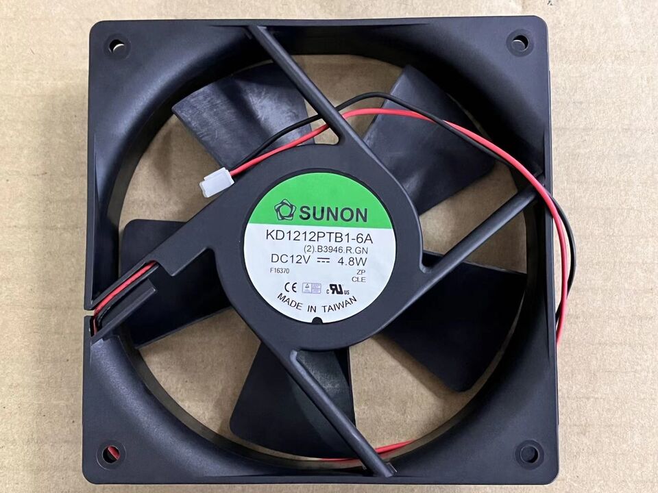 new 1PC 12CM 2-wire case cooling fan KD1212PTB1-6A DC 12V 4.8W 12025 - KOEED