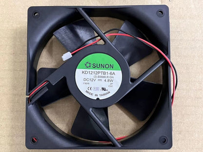 new 1PC 12CM 2-wire case cooling fan KD1212PTB1-6A DC 12V 4.8W 12025 - KOEED