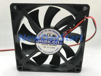 new JF0815S1UR-R Fan DC12V 0.34A 8015 8CM 2 pin cooling fan - JF