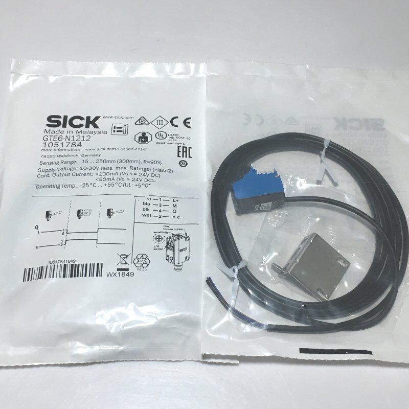 new SICK GTE6-N1212 Photoelectric Sensor One GTE6N1212 - SICK