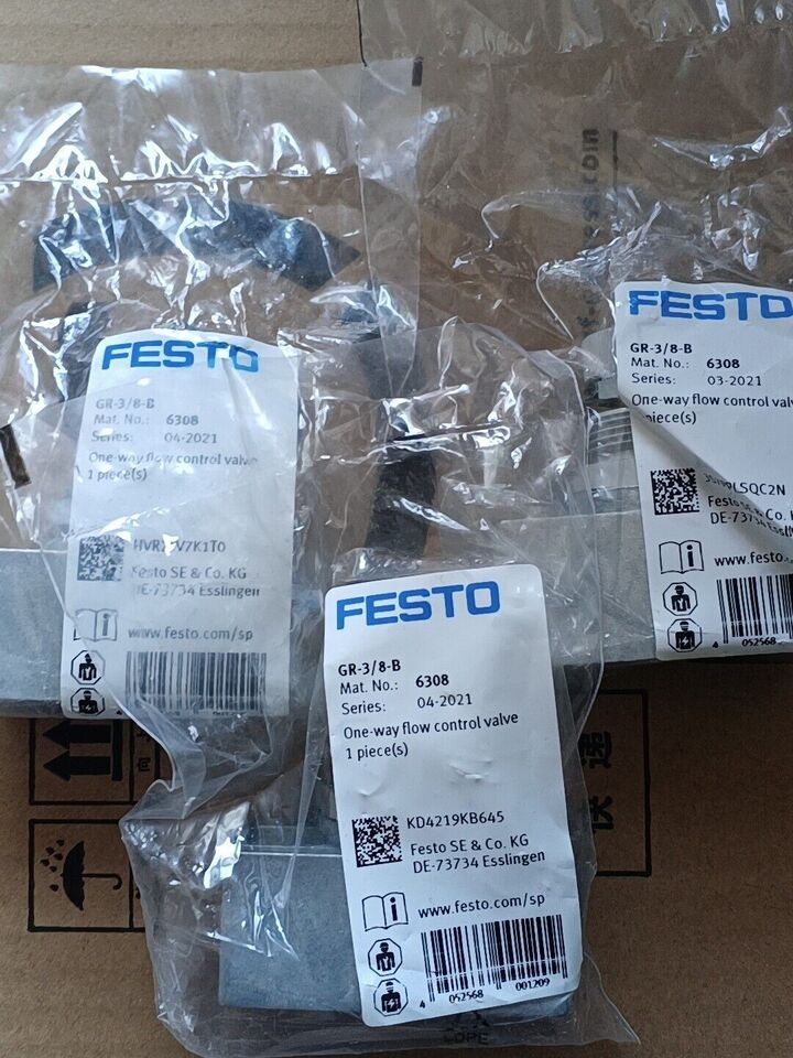 new 1PC FESTO GR-3/8-B 6308 Solenoid Valve GR38B6308 - FESTO