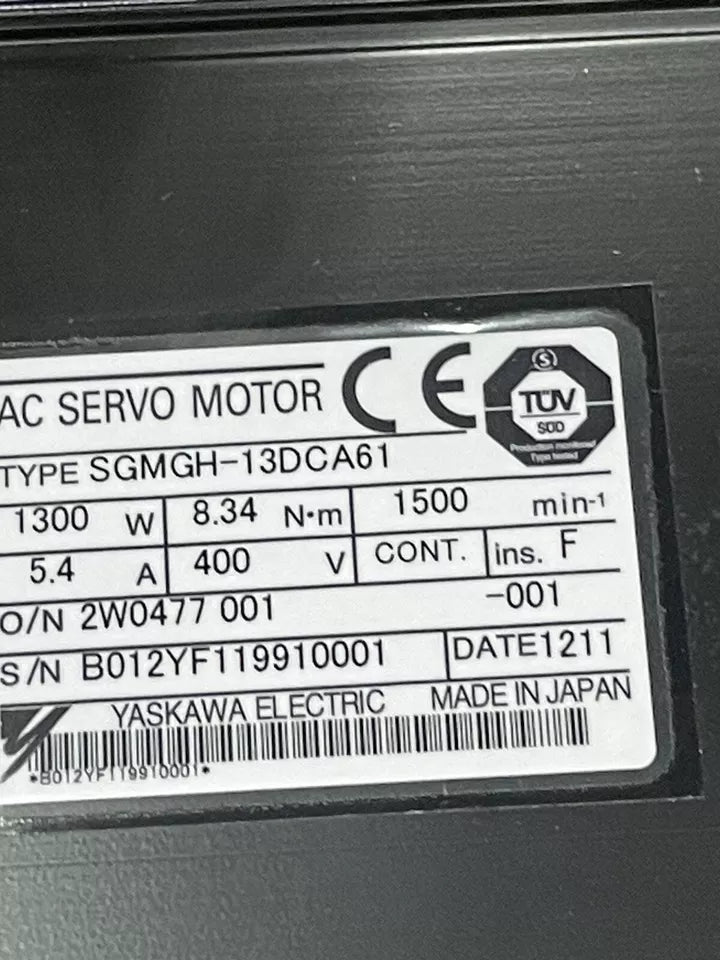 new One Yaskawa SGMGH-13DCA61 Servo Motor In Box ping SGMGH13DCA61 - YASKAWA