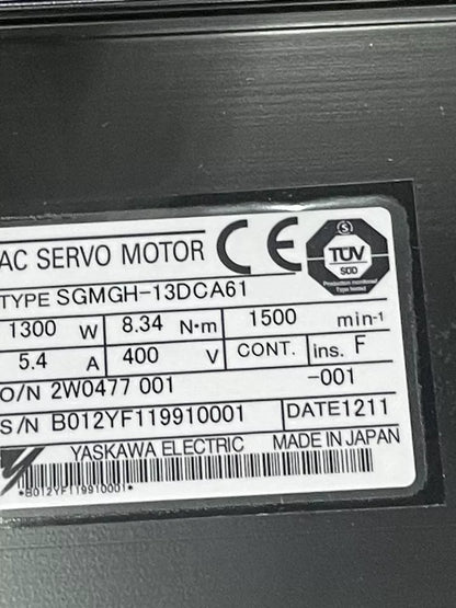new One Yaskawa SGMGH-13DCA61 Servo Motor In Box ping SGMGH13DCA61 - YASKAWA