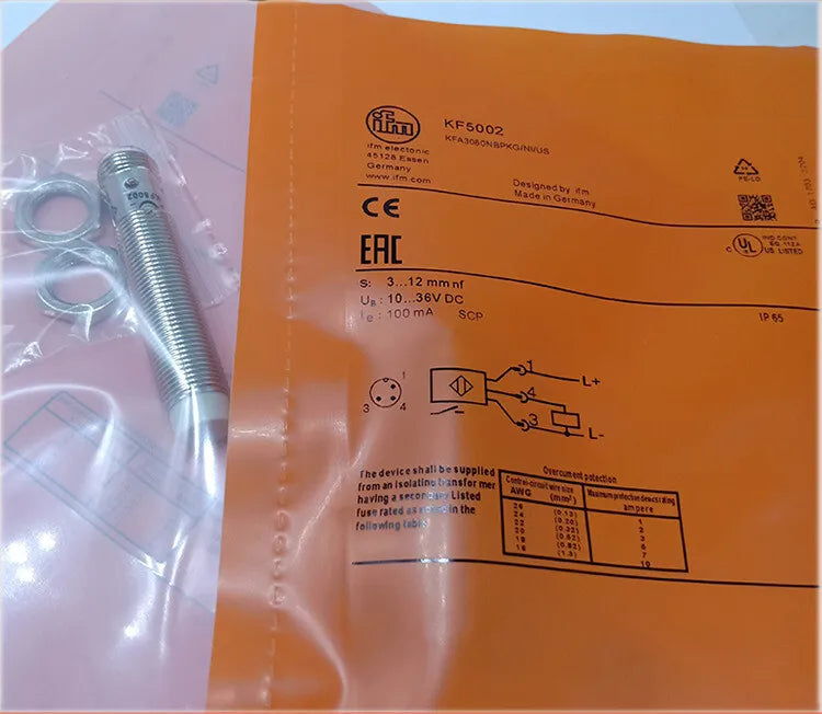 New One IFM KF5002 Proximity Switch Fast - ONE IFM