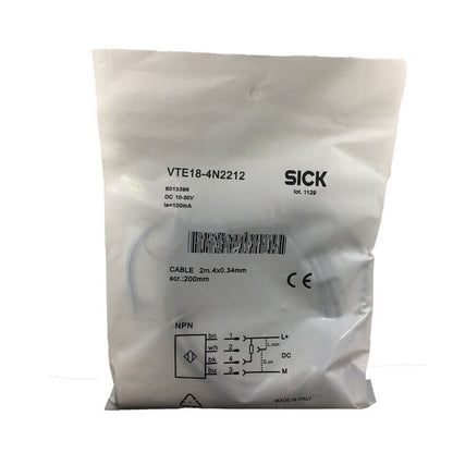 new SICK VTE18-4N2212 Photoelectric Switch One VTE184N2212 - SICK