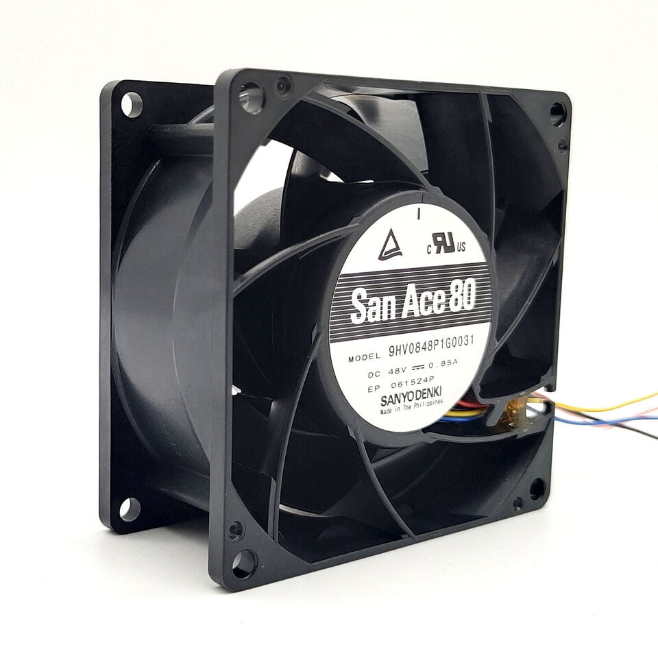 new 1PC For SANYO 9HV0848P1G0031 8cm 48V 0.85A 4-wire Cooling Fan - SANYO