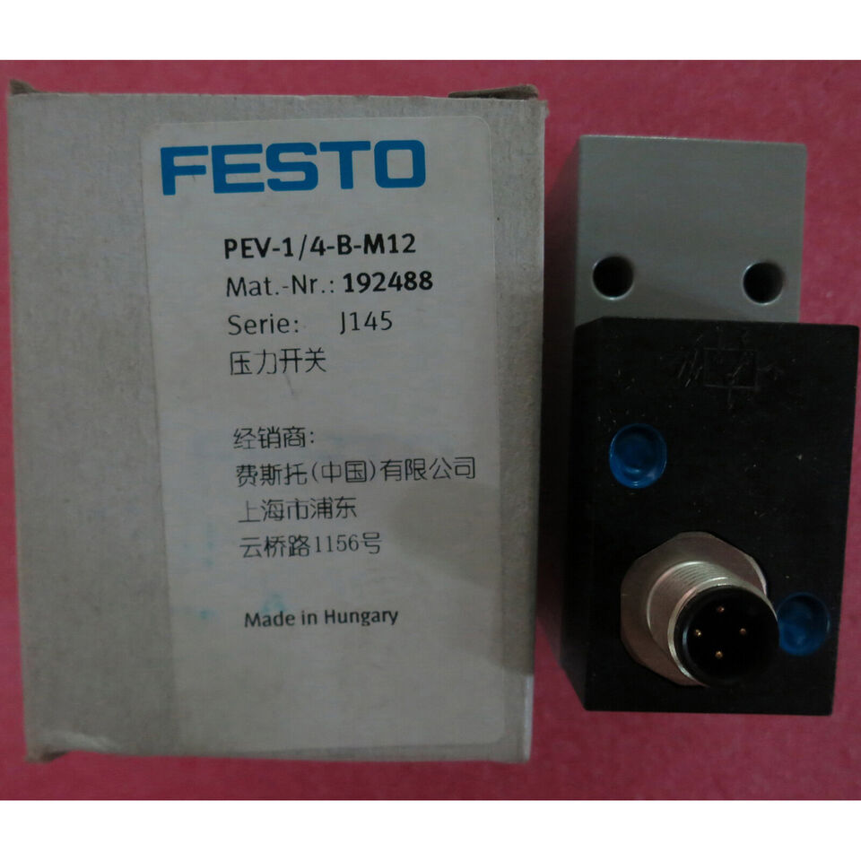 new 1PC FESTO PEV-1/4-B-M12 192488 Pressure Switch - FESTO