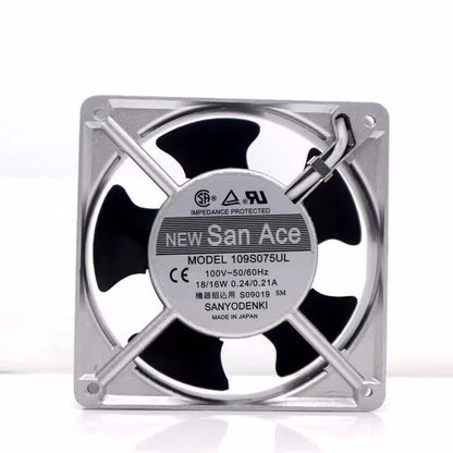 new 1Pcs For San Ace120 18/16W 0.24/0.21A cooling fan 109S075UL - SAN ACE