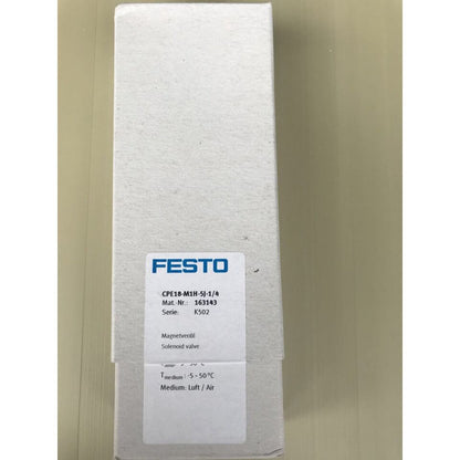 new 1PC Festo CPE18-M1H-5J-1/4 163143 Solenoid Valve ping - FESTO