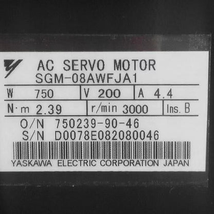 new One Yaskawa SGM-08AWFJA1 SGM08AWFJA1 Servo Motor In Box ping - YASKAWA