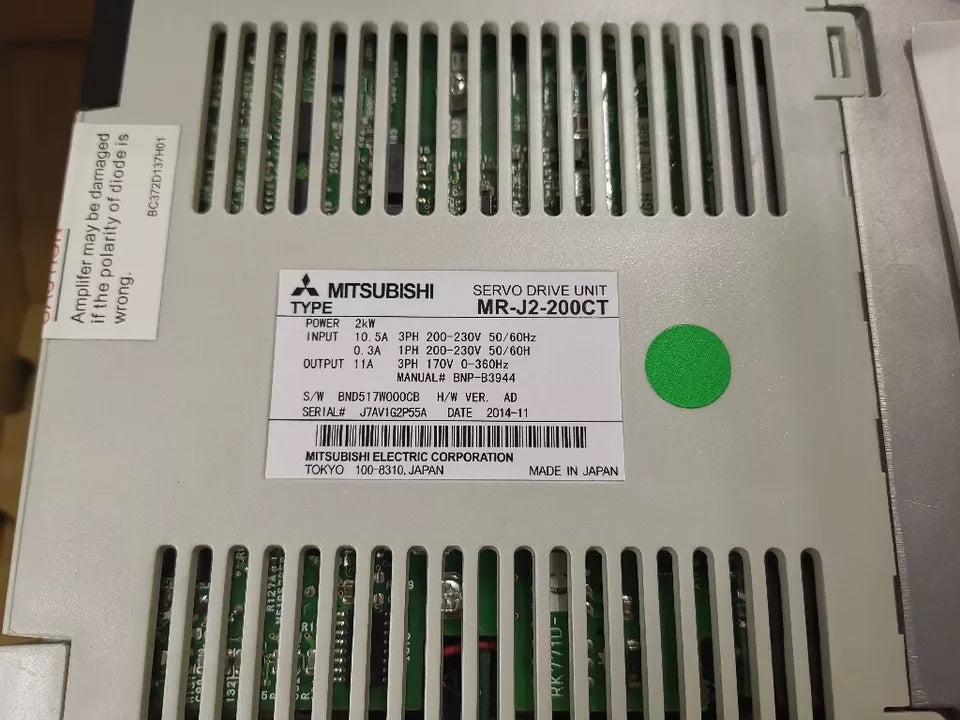Mitsubishi MRJ2200CT Servo Drive MR-J2-200CT Ping Optimized Title - MITSUBISHI