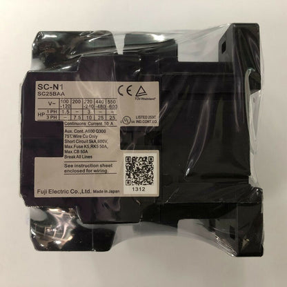 new Fuji SC-N1 220V Magnetic Contactor 1PC SCN1 - FUJI