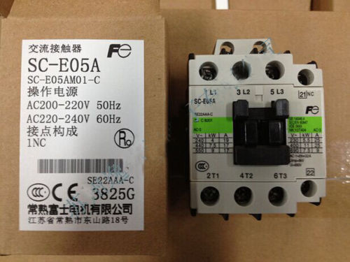 new 1PCS Fuji SC-E05A Electric Magnetic Contactor SCE05A 220V In Box - FUJI